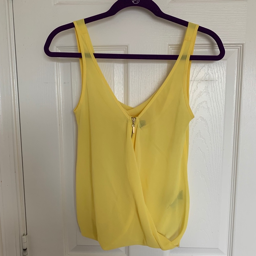 Bebe sheer tank top
